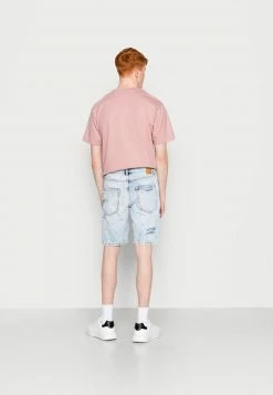Only & Sons Herren ONSAVI DAMAGE - Jeans Shorts - Blue Denim -Only & Sons Geschäft 2c2b6913937a4fa3b781b418e913c9ec