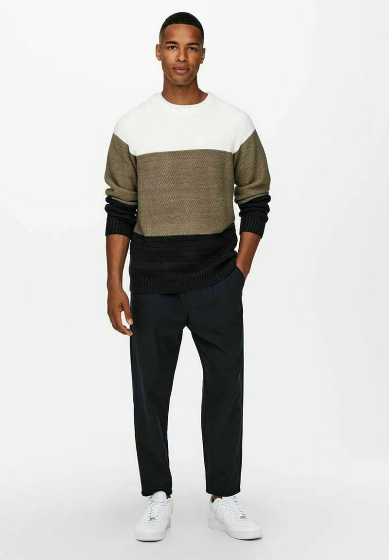 Only & Sons Strickpullover - Cloud Dancer | Herren 2 Only & Sons Strickpullover - Cloud Dancer | Herren – Bild 2