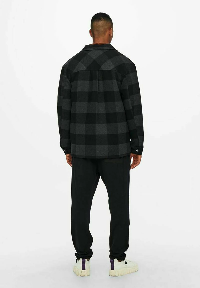 Only & Sons Herren Leichte Jacke - Black 3 Only & Sons Herren Leichte Jacke - Black – Bild 3