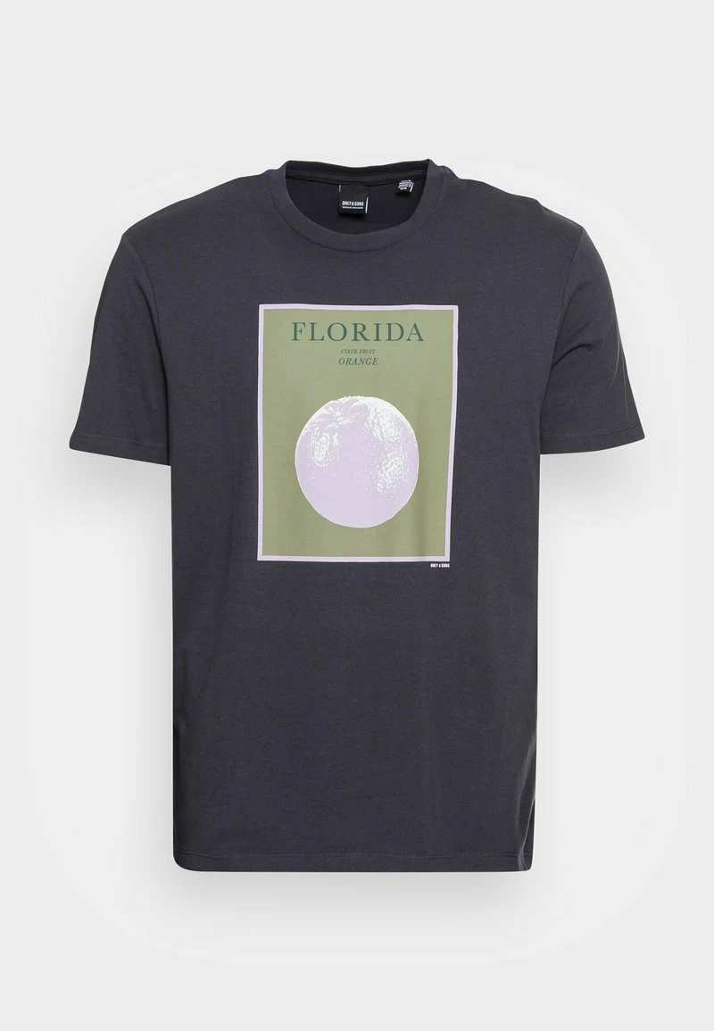 Only & Sons Herren ONSIKE NEW TEE - T-Shirt Print - Dark Navy 4 Only & Sons Herren ONSIKE NEW TEE - T-Shirt Print - Dark Navy – Bild 4