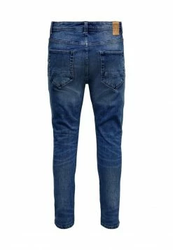 Only & Sons Herren BASIC DENIM HOSE ONSLOOM STRETCH TAPERED TROUSERS - Jeans Slim Fit - Blau -Only & Sons Geschäft 3077d28d69f94ba0ba4b47c46510320a