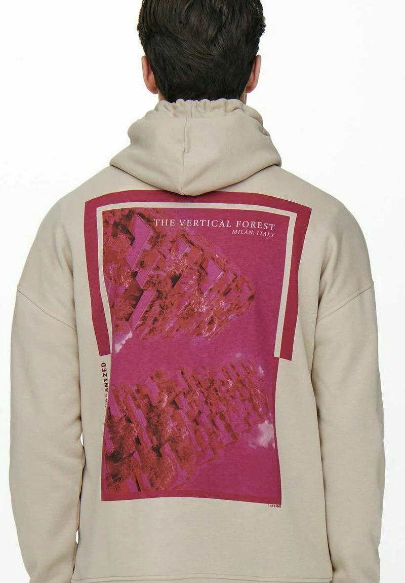 Only & Sons Herren Kapuzenpullover - Silver Lining 3 Only & Sons Herren Kapuzenpullover - Silver Lining – Bild 3