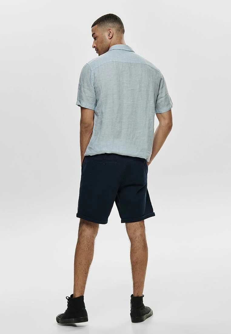 Only & Sons Herren Shorts - Blue Denim 3 Only & Sons Herren Shorts - Blue Denim – Bild 3