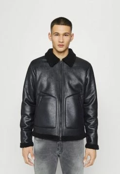 Only & Sons Herren ONSBEN AVIATOR - Kunstlederjacke - Black