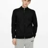 Only & Sons Herren REISSVERSCHLUSS - Strickjacke - Black