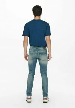 Only & Sons Herren ONSLOOM - Jeans Slim Fit - Blue Denim -Only & Sons Geschäft 326d7ba67e80449ba4a1e014805feccf