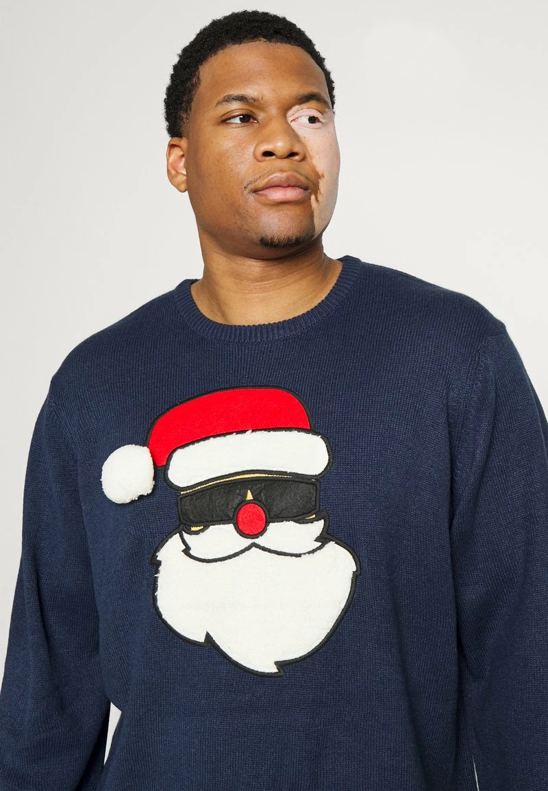 Only & Sons Herren ONSXMAS FUNNY FRONT BADGE - Strickpullover - Dress Blues 4 Only & Sons Herren ONSXMAS FUNNY FRONT BADGE - Strickpullover - Dress Blues – Bild 4