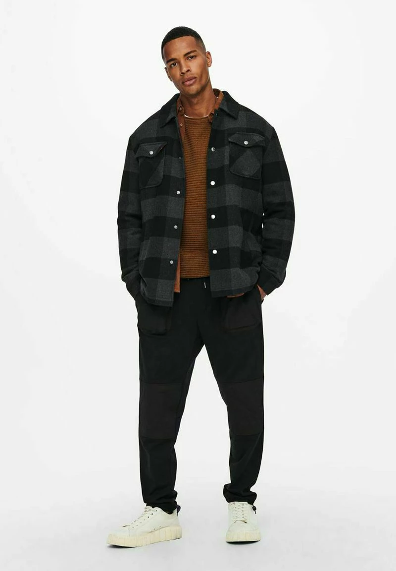 Only & Sons Herren Leichte Jacke - Black 2 Only & Sons Herren Leichte Jacke - Black – Bild 2