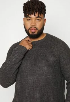 Only & Sons Herren ONSKELVIN CREW NECK - Strickpullover - Dark Grey Melange -Only & Sons Geschäft 34ef95438fb6425f93823a4fb828a308