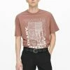 Only & Sons Herren T-Shirt Print - Burlwood