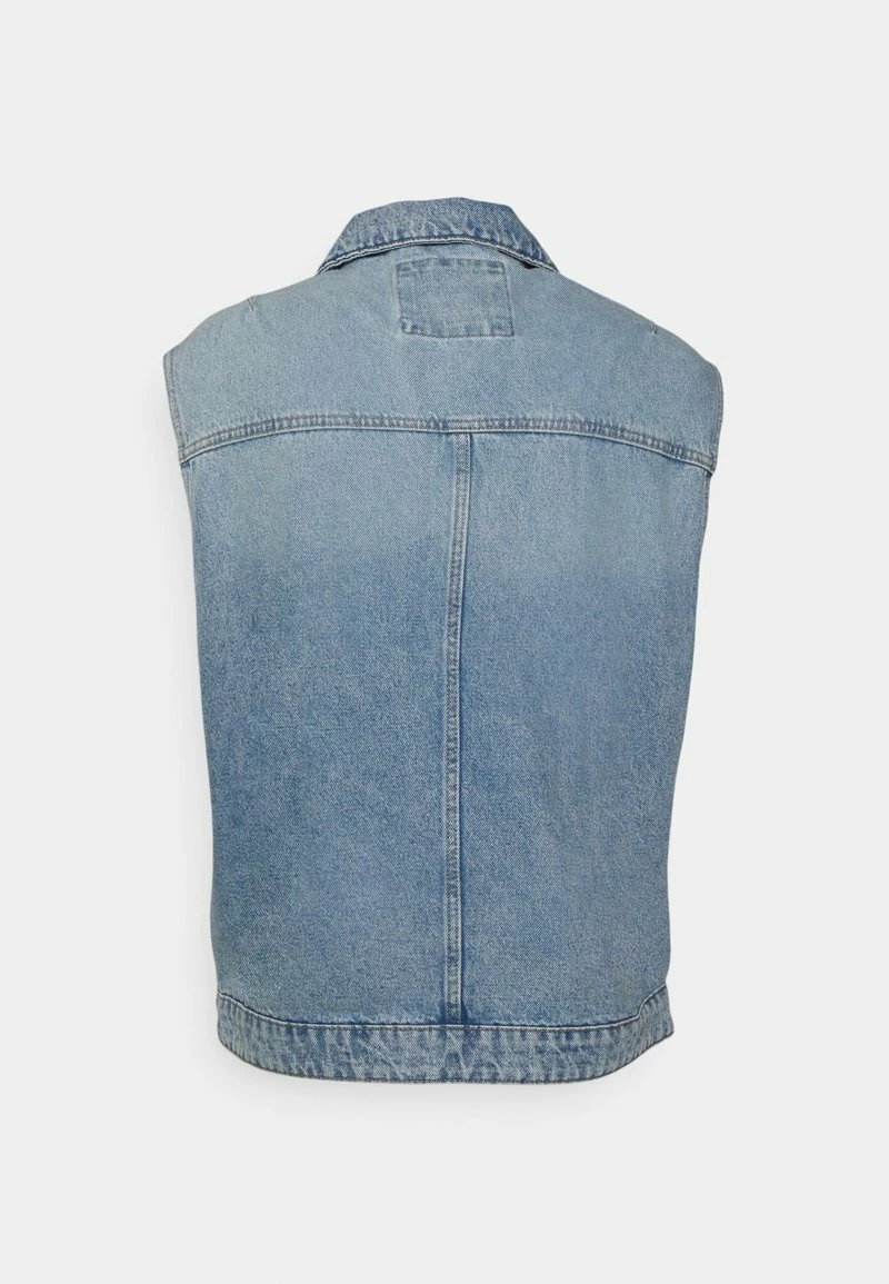 Only & Sons Unisex ONSRICK TRUCK - Weste - Blue Denim 2 Only & Sons Unisex ONSRICK TRUCK - Weste - Blue Denim – Bild 2