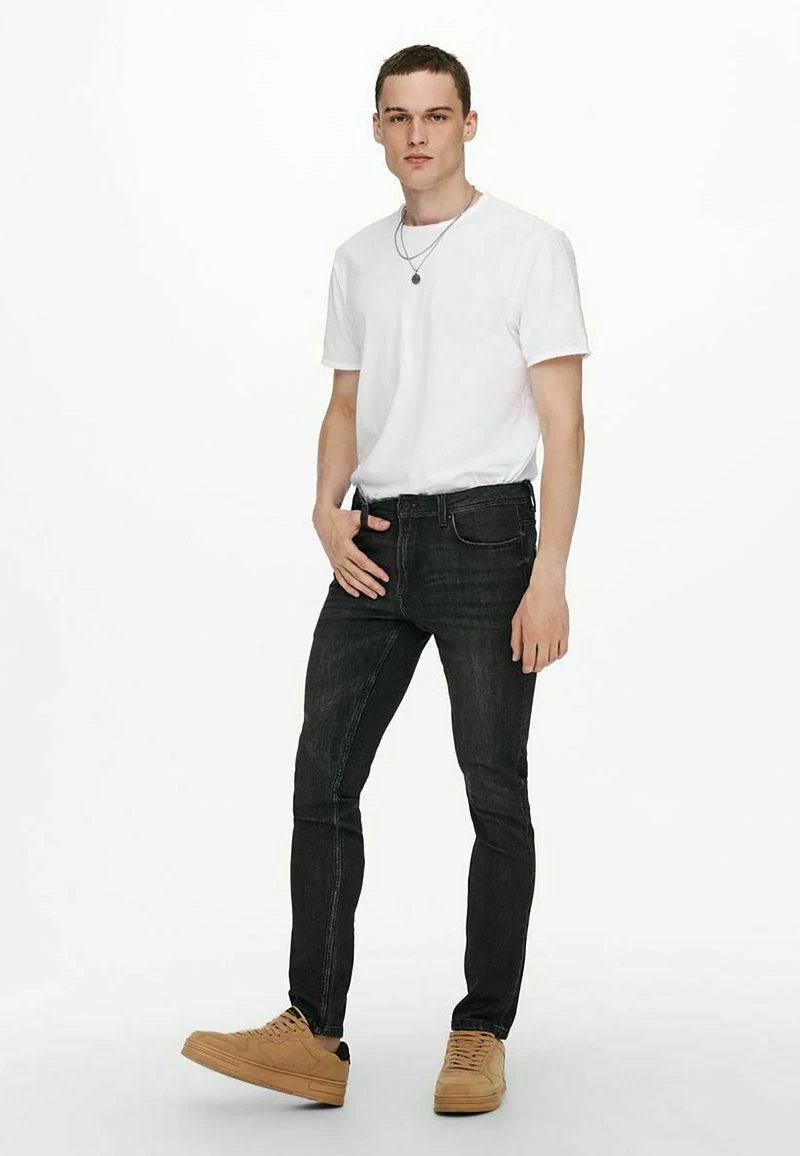 Only & Sons ONSLOOM LIFE - Jeans Slim Fit - Black Denim | Herren 2 Only & Sons ONSLOOM LIFE - Jeans Slim Fit - Black Denim | Herren – Bild 2