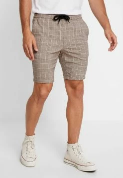 Only & Sons Herren ONSLINUS CHECK - Shorts - Chincilla