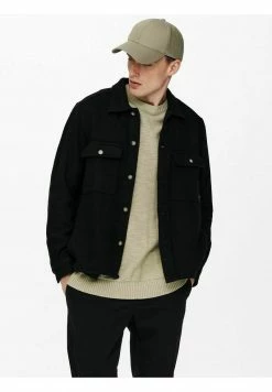 Only & Sons Herren HEMD WOLL - Übergangsjacke - Black -Only & Sons Geschäft 3822968ed8af45cea79cbdeb5cd67592