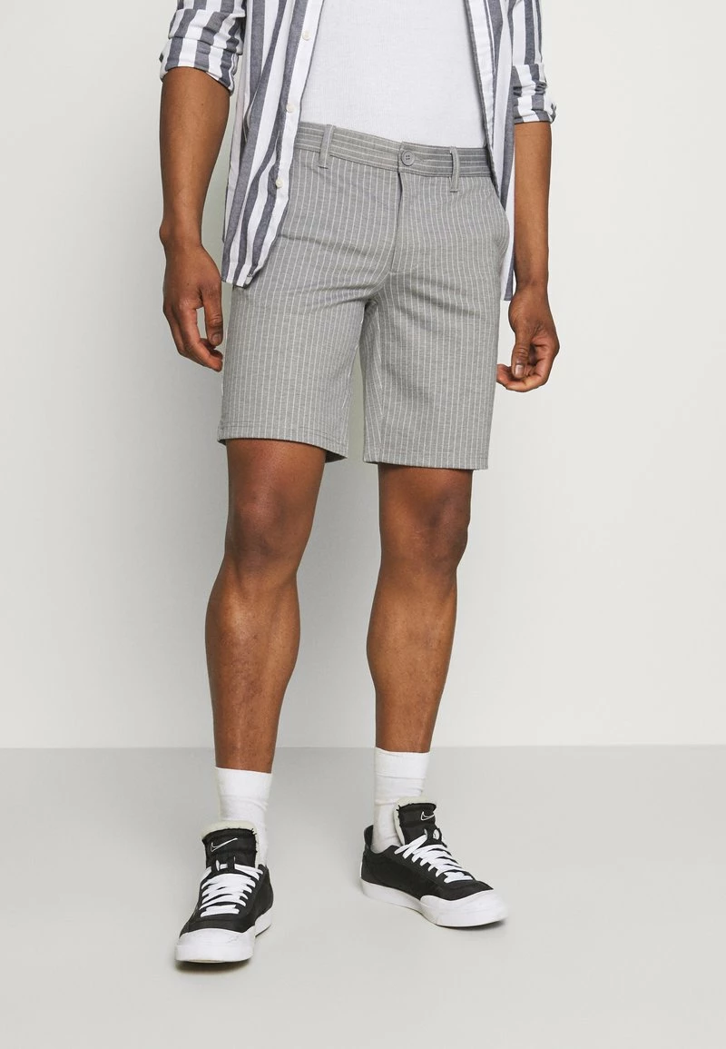 Only & Sons ONSMARK STRIPE - Shorts - Light Grey Melange | Herren 1 Only & Sons ONSMARK STRIPE - Shorts - Light Grey Melange | Herren