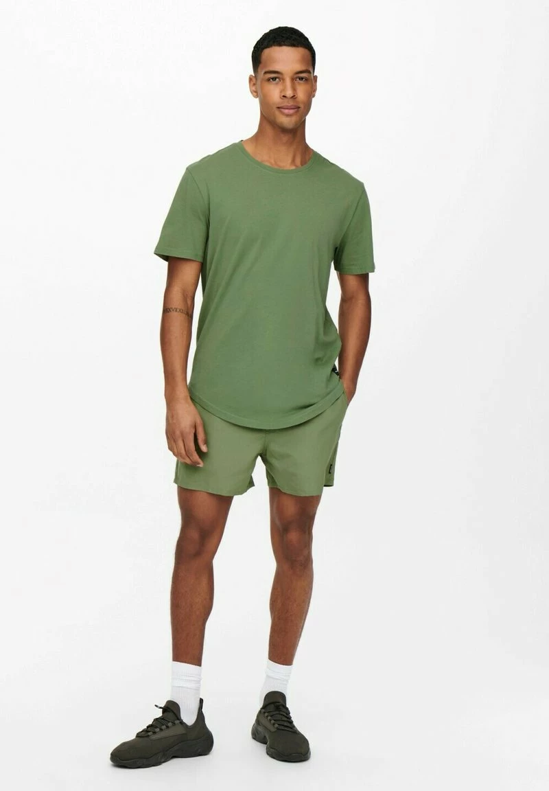 Only & Sons KURZARM ONSMATT - T-Shirt Basic - Green | Herren 2 Only & Sons KURZARM ONSMATT - T-Shirt Basic - Green | Herren – Bild 2