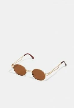 Only & Sons ONSSUNGLASSES UNISEX - Sonnenbrille - Dark Brown/gold Combo