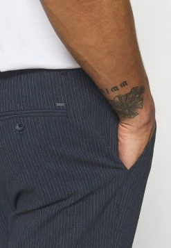 Only & Sons Herren ONSLEOLIFE STRIPE MIX CROP - Stoffhose - Dress Blues -Only & Sons Geschäft 3bd3fb856e674e4abb67b005c8b9ce64