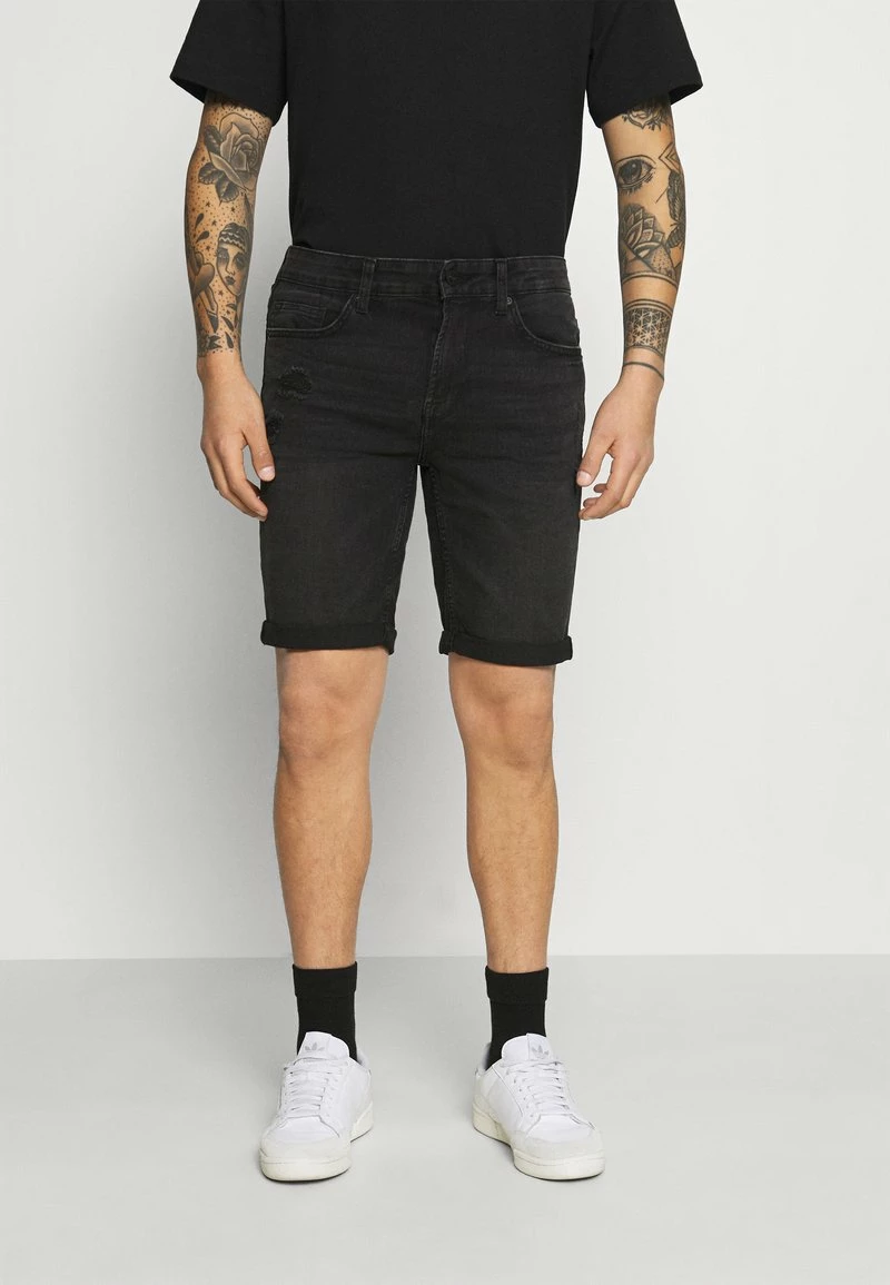 Only & Sons Herren ONSPLY LIFE NOOS - Jeans Shorts - Black Denim 1 Only & Sons Herren ONSPLY LIFE NOOS - Jeans Shorts - Black Denim