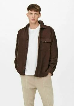 Only & Sons Herren Hemd - Chicory Coffee
