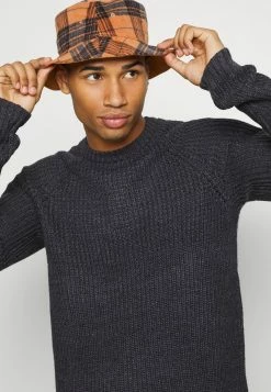 Only & Sons Herren ONSKELVIN STRUC CREW NECK - Strickpullover - Dark Grey Melange -Only & Sons Geschäft 3f01313732c54041981652a3f4236425