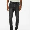 Only & Sons ONSDRAPER LIFE - Jeans Slim Fit - Black Denim | Herren
