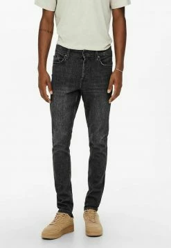 Only & Sons ONSDRAPER LIFE - Jeans Slim Fit - Black Denim | Herren