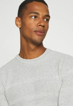 Only & Sons Herren ONSBACE CREW - Strickpullover - Light Grey Melange -Only & Sons Geschäft 3f86212dc1d44af5b755570c8f17edf2