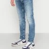 Only & Sons Herren ONSDRAPER TAP WASHED - Jeans Tapered Fit - Blue Denim