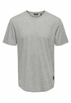 Only & Sons Herren KURZARM ONSMATT - T-Shirt Basic - Grey -Only & Sons Geschäft 4090f978cc5946c0bbcdfaa0a8f6e0fa