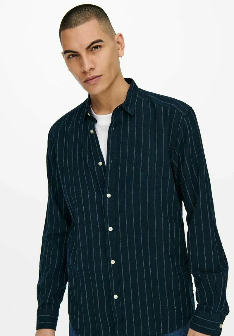 Only & Sons Herren Hemd - Dark Navy 4 Only & Sons Herren Hemd - Dark Navy – Bild 4