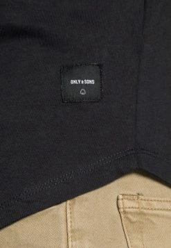 Only & Sons Herren ONSMATT LONGY TEE 3 PACK - T-Shirt Basic - Dark Navy -Only & Sons Geschäft 433636c9ff474353b9ae6bd8eda737d9