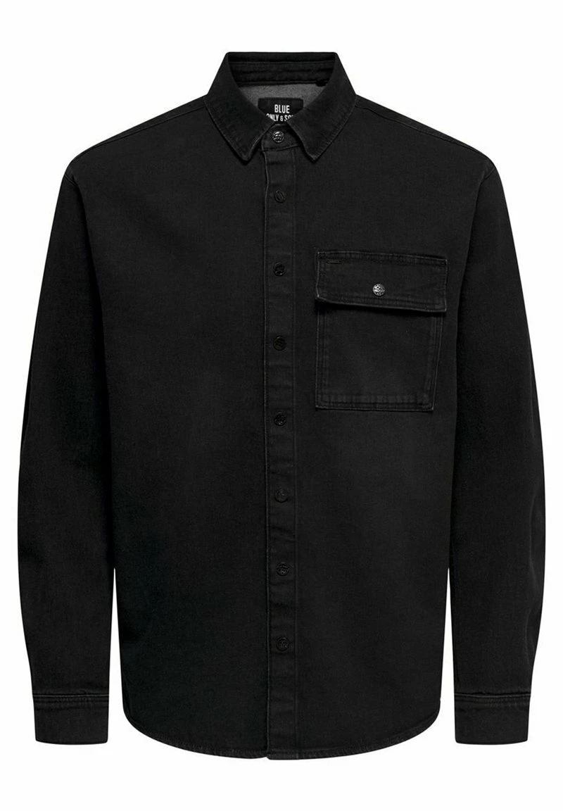 Only & Sons Herren Jeansjacke - Black Denim 5 Only & Sons Herren Jeansjacke - Black Denim – Bild 5