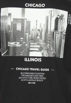 Only & Sons Herren ONSGUS TEE - T-Shirt Print - Black -Only & Sons Geschäft 43beadf8addf49cc8321108c7425f578