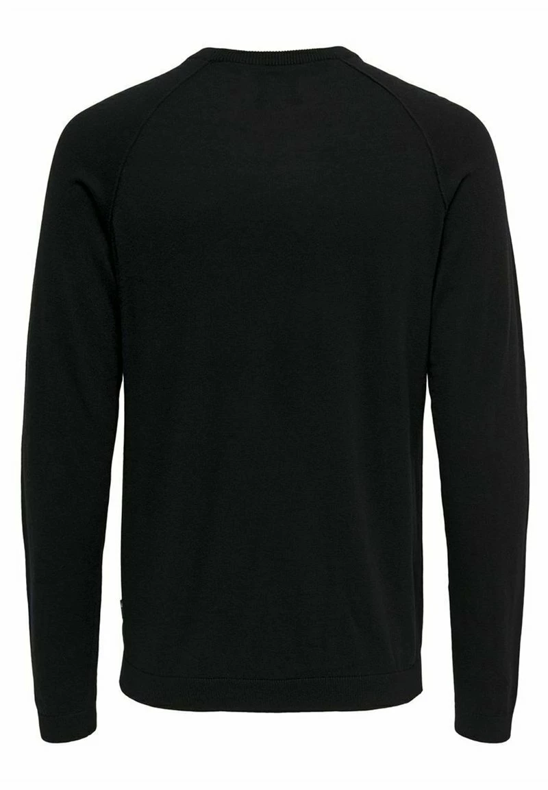Only & Sons Herren Strickpullover - Black 2 Only & Sons Herren Strickpullover - Black – Bild 2