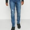 Only & Sons Herren ONSLOOM LIFE DAMAG - Jeans Slim Fit - Blue Denim