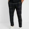Only & Sons Herren ONSLINUS CHECK PANT - Stoffhose - Dark Navy