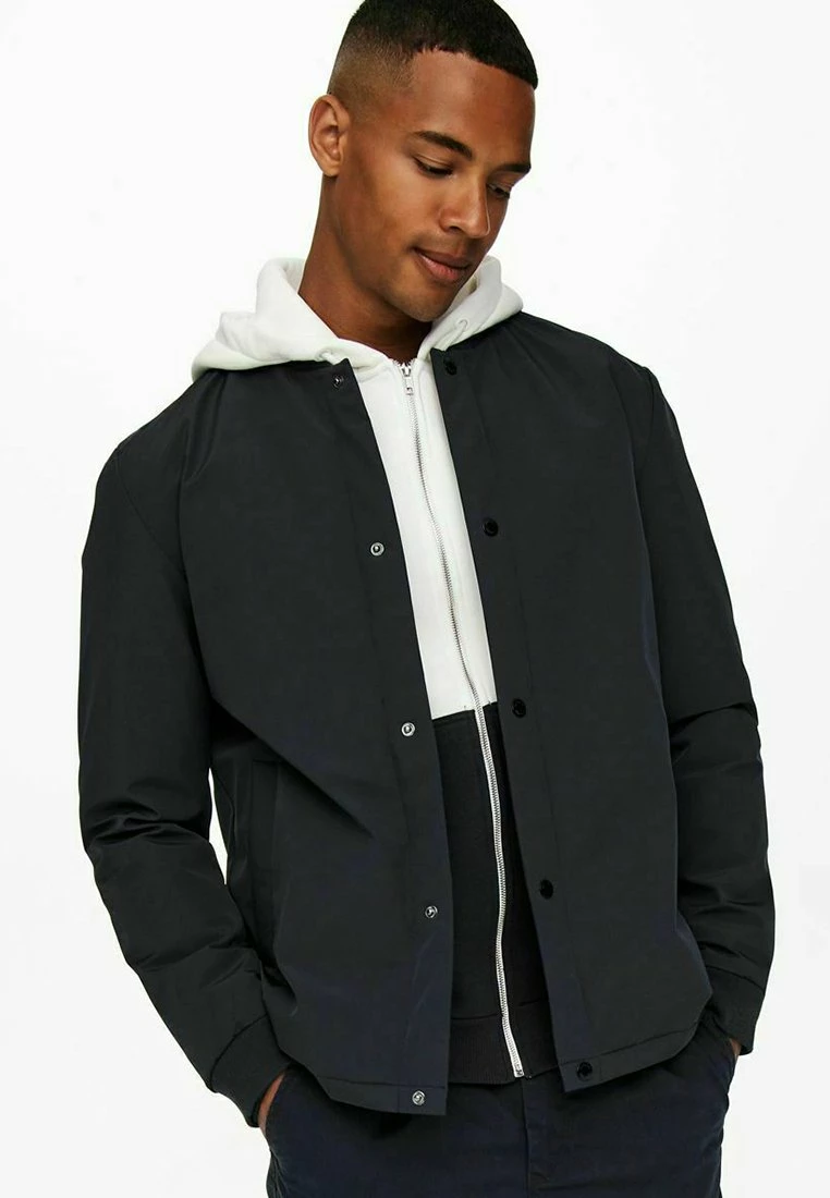 Only & Sons Herren Bomberjacke - Dark Navy 5 Only & Sons Herren Bomberjacke - Dark Navy – Bild 5