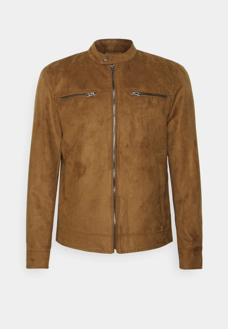Only & Sons ONSWILLOW JACKET - Kunstlederjacke - Cognac | Herren 1 Only & Sons ONSWILLOW JACKET - Kunstlederjacke - Cognac | Herren