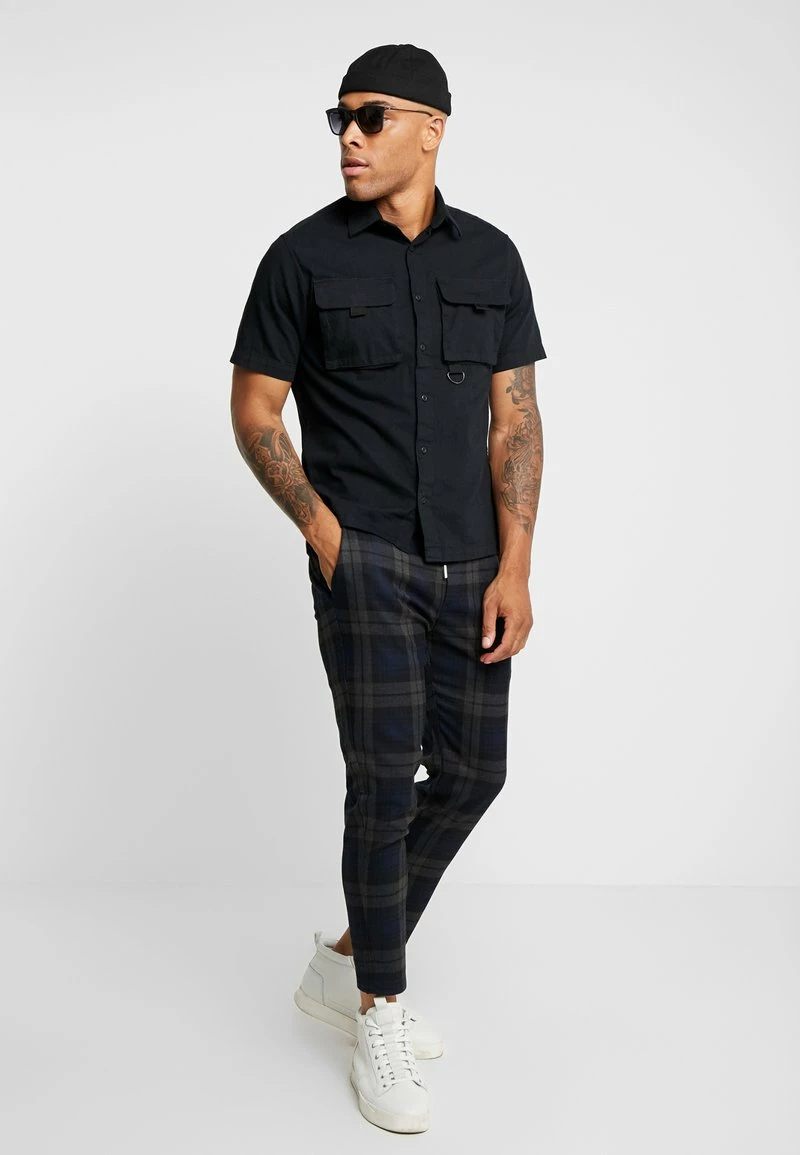 Only & Sons Herren ONSLINUS CHECK PANT - Stoffhose - Dark Navy 2 Only & Sons Herren ONSLINUS CHECK PANT - Stoffhose - Dark Navy – Bild 2