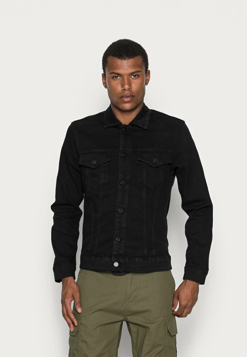 Only & Sons Herren ONSCOME TRUCKER - Jeansjacke - Black Denim 1 Only & Sons Herren ONSCOME TRUCKER - Jeansjacke - Black Denim