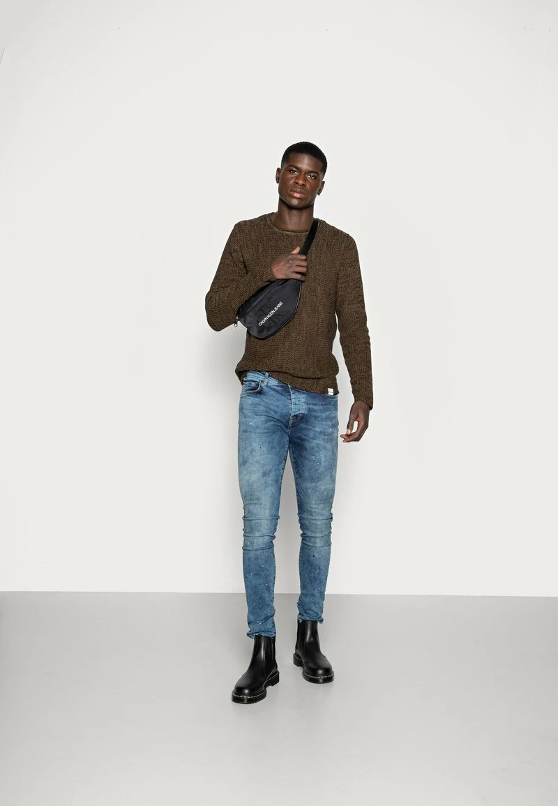 Only & Sons Herren ONSSATO - Strickpullover - Slate Black/melange 2 Only & Sons Herren ONSSATO - Strickpullover - Slate Black/melange – Bild 2