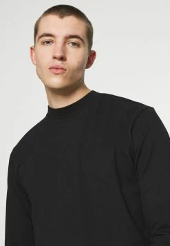 Only & Sons Herren ONSVILMOS LIFE REG MOCK NECK TEE - Langarmshirt - Black -Only & Sons Geschäft 480f67c8ba3c47bf9c08279496ac4536