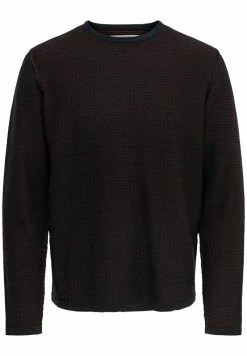 Only & Sons Herren Strickpullover - Rum Raisin