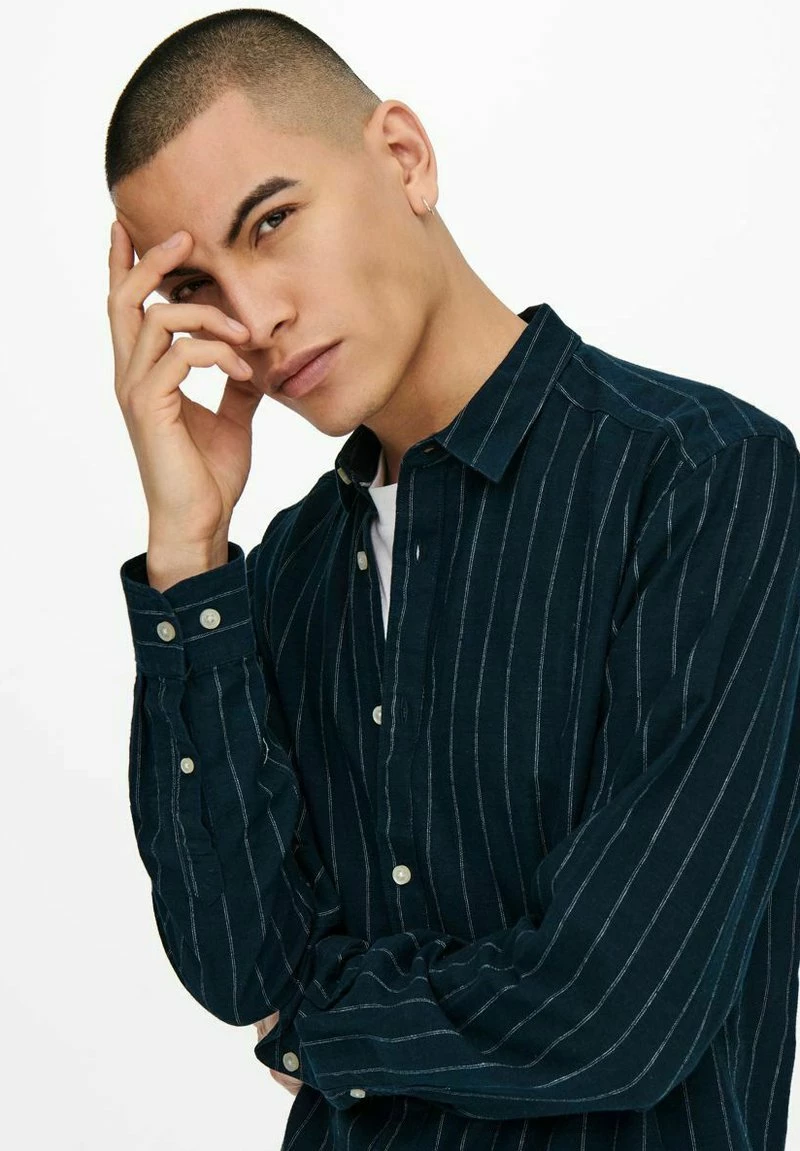Only & Sons Herren Hemd - Dark Navy 5 Only & Sons Herren Hemd - Dark Navy – Bild 5