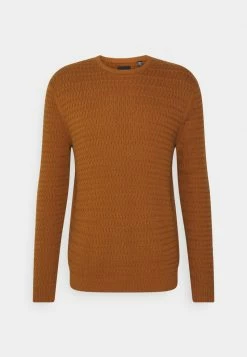 Only & Sons ONSKIM CREW STRUCTURE - Strickpullover - Monks Robe | Herren
