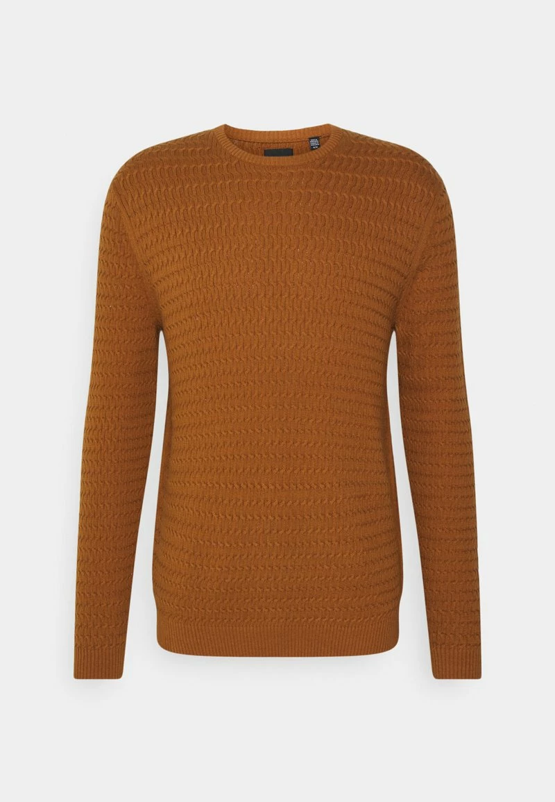 Only & Sons ONSKIM CREW STRUCTURE - Strickpullover - Monks Robe | Herren 1 Only & Sons ONSKIM CREW STRUCTURE - Strickpullover - Monks Robe | Herren