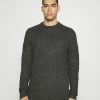 Only & Sons ONSNAZLO CREW NECK - Strickpullover - Dark Grey Melange | Herren