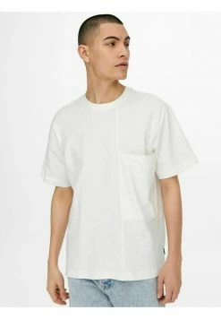 Only & Sons Herren RELAXED FIT - T-Shirt Basic - Star White -Only & Sons Geschäft 4e7a556a88514d9abb6dcb448258d998