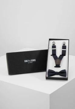 Only & Sons Herren ONSBOWTIE SUSPENDER SET - Fliege - Dark Navy